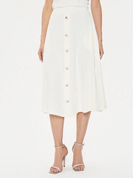 Rinascimento Spódnica midi CFC0118363003 Écru Regular Fit. Spódnice damskie Rinascimento, m, bez wzorów, z syntetyku, midi. Za 259.99 zł.