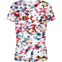 Colour Pleasure Koszulka damska CP-030 16 biało-niebieska r. XXXL/XXXXL. Bluzki damskie marki Colour Pleasure. Za 70.35 zł.