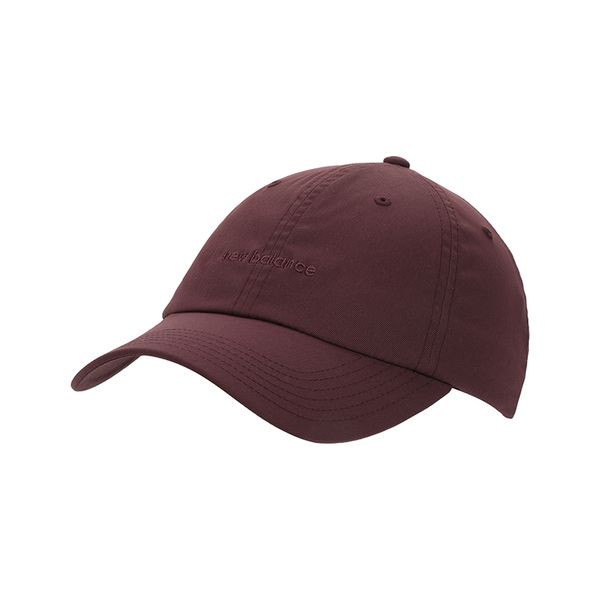 Czapka damska New Balance LAH51010FDP – bordowa. Czerwone czapki i kapelusze damskie New Balance, bez wzorów, z materiału, sportowe. Za 109.99 zł.