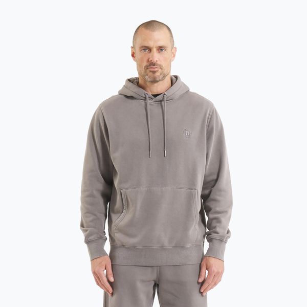 Bluza męska Pitbull Lancaster 2 Hooded Sweatshirt. Szare bluzy męskie PITBULL, l, bez wzorów, z bawełny, bez kaptura, na fitness i siłownię. Za 219.99 zł.