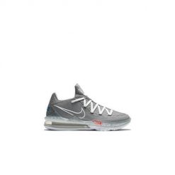Buty koszykarskie męskie Nike Lebron Xvii Low Particle Grey. Szare buty sportowe męskie Nike, z materiału, bez zapięcia, do koszykówki. Za 991.00 zł.