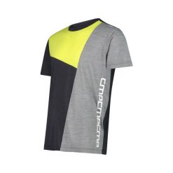 Koszulka CMP. Szare koszulki sportowe męskie CMP, bez wzorów, bez kołnierzyka, bez ramiączek, trekkingowe. Za 241.50 zł.