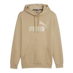 Bluza męska PUMA Essentials Big Logo Hoodie FL. Brązowe bluzy męskie Puma, m, bez wzorów, bez kaptura, na fitness i siłownię. Za 179.99 zł.