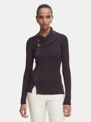Rinascimento Sweter CFM0012355003 Brązowy ciemny Slim Fit. Brązowe swetry damskie Rinascimento, l, bez wzorów, z syntetyku, bez kołnierzyka, bez ramiączek, bez kaptura. Za 519.99 zł.