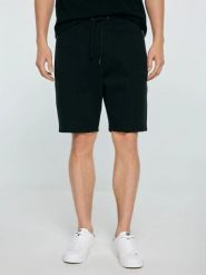 Szorty męskie dresowe czarne Wladorsh 906. Czarne krótkie spodenki sportowe męskie Big Star, l, bez wzorów, z dresówki. Za 159.99 zł.