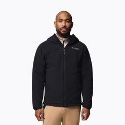 Kurtka ocieplana męska Columbia Silver Leaf Lite Hooded. Czarne kurtki męskie Columbia, m, bez wzorów, z puchu, sportowe, bez kaptura. Za 709.99 zł.