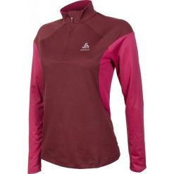 Odlo Koszulka damska biegow Midlayer 1/2 Zip Versilia W bordoo-różowa r. L (347811/30273/L). Bluzki damskie marki Odlo. Za 141.03 zł.