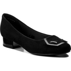 Półbuty CLARA BARSON - W17SS707-2 Czarny. Czarne półbuty damskie Clara Barson, z materiału. Za 79.99 zł.