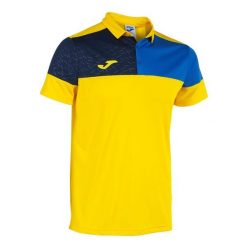 Polo Joma Crew V. Niebieskie koszulki polo męskie Joma, m, bez wzorów, eleganckie, bez ramiączek. W wyprzedaży za 152.00 zł.