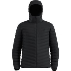 Kurtka puchowa Odlo Jacket insulated X-ALP PACKABLE DOWN. Czarne kurtki męskie Odlo, bez wzorów, z puchu, sportowe, bez kaptura. Za 1,169.99 zł.