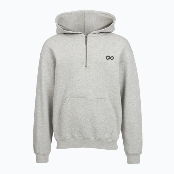 Bluza męska PROSTO Hoodie Half Zip Big Log Infinity. Szare bluzy męskie Prosto., m, bez wzorów, z bawełny, bez kaptura. Za 279.99 zł.