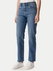 Calvin Klein Jeans Jeansy LV047F711G Granatowy Straight Fit. Niebieskie jeansy damskie Calvin Klein Jeans. Za 409.99 zł.