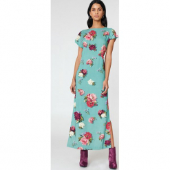 NA-KD Boho Sukienka maxi typu kaftan we wzory - Green,Multicolor. Sukienki damskie marki NA-KD Boho. W wyprzedaży za 40.18 zł.