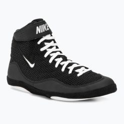Buty zapaśnicze męskie Nike Inflict 3. Czarne buty sportowe męskie Nike, bez zapięcia. Za 409.99 zł.
