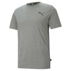 Koszulka Puma Essential Small Logo. Szare koszulki sportowe męskie Puma, m, bez wzorów, bez kołnierzyka, bez ramiączek, na jogę i pilates. Za 170.50 zł.