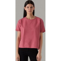 Koszulka z dresowej dzianiny - Różowy. T-shirty damskie Mohito. Za 49.99 zł.