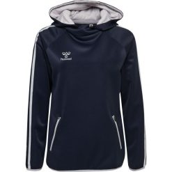 Bluza damska z kapturem Hummel hmlCIMA. Niebieskie bluzy sportowe damskie Hummel, xs, bez wzorów, z kapturem, na fitness i siłownię. W wyprzedaży za 211.50 zł.