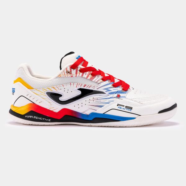 Buty halowe do piłki nożnej męskie, FS Reactive 23 FSW IN. Białe buty sportowe męskie Joma, z materiału, bez zapięcia, do piłki nożnej. Za 329.99 zł.