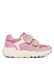 Geox Sneakersy B Flexyper Mini Girl B656NA 01422 C8314 S Różowy. Czerwone buty sportowe dziewczęce Geox, bez wzorów, ze skóry, bez zapięcia. Za 269.99 zł.