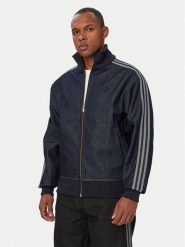 Adidas Kurtka jeansowa Firebird Adicolor KS4971 Granatowy Loose Fit. Niebieskie kurtki męskie Adidas, m, bez wzorów, z bawełny, bez kaptura. Za 438.99 zł.