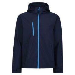 Męska Kurtka Venturer 3warstwowa Soft Shell Z Kapturem. Niebieskie kurtki męskie Regatta, m, bez wzorów, trekkingowe. Za 199.99 zł.