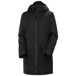 Damska długa wodoodporna kurtka z kapturem Helly Hansen Westport Ins. Czarne kurtki damskie Helly Hansen, na jesień, l, bez wzorów, z poliamidu, z kapturem. Za 649.50 zł.