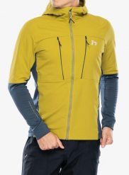 Kurtka skiturowa Hannah Trane Hoody. Żółte kurtki snowboardowe męskie Hannah, l, bez wzorów, z materiału, długie, bez kaptura, narciarskie. Za 800.65 zł.