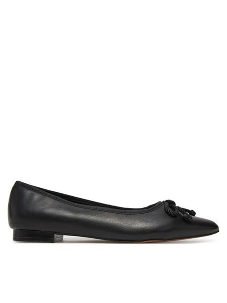 Sergio Bardi Baleriny WFA1572-29Z-SB Czarny. Czarne baleriny damskie Sergio Bardi, bez wzorów, ze skóry, bez obcasa. Za 249.99 zł.