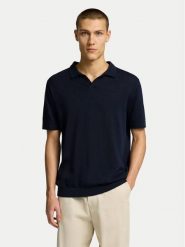 Selected Homme Polo Mattis 16096197 Granatowy Regular Fit. Niebieskie koszulki polo męskie Selected Homme, m, bez wzorów, z bawełny, bez ramiączek. Za 259.99 zł.