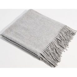 Szalik z lureksu z wełną - Jasny szar. Szare szaliki i chusty damskie Mohito, z wełny. Za 59.99 zł.