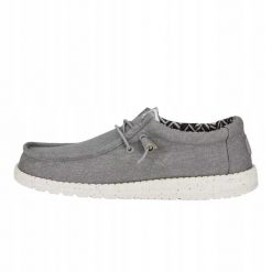 HeyDude Męskie Mokasyny Wally Stretch Canvas. Białe mokasyny męskie Hey dude, z materiału. Za 239.00 zł.