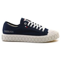 Buty Palladium Palla Ace Cvs Org 74447-425-M niebieskie. Niebieskie trampki męskie bez wzorów, z gumy, bez zapięcia. Za 517.53 zł.