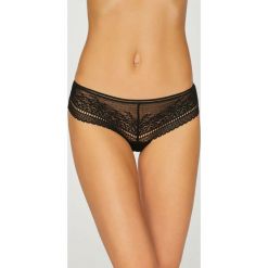 Etam - Figi Parisian. Brązowe figi damskie Etam, z bawełny. Za 59.90 zł.