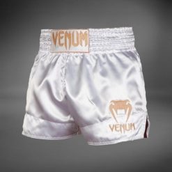 Venum Spodenki Muay Thai Classic Białe/Złote. Białe szorty męskie VENUM, l, bez wzorów, z materiału, biznesowe. Za 207.46 zł.