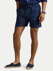 Polo Ralph Lauren Szorty materiałowe 710P08205001 Granatowy Regular Fit. Niebieskie szorty męskie Polo Ralph Lauren, m, bez wzorów, ze lnu. Za 729.99 zł.