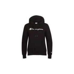 Bluza sportowa damska Champion 115687KK001. Czarne swetry damskie Champion, na zimę, s, bez wzorów, sportowe, bez kołnierzyka, bez ramiączek, z kapturem. Za 168.05 zł.