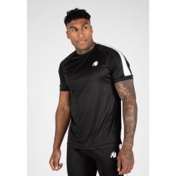 Koszulka Gorilla Wear Valdosta. Niebieskie koszulki sportowe męskie GORILLA WEAR, l, bez wzorów, z materiału, bez kołnierzyka, bez ramiączek, na fitness i siłownię. Za 146.80 zł.