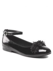 Nelli Blu Baleriny CM210410-4 Czarny. Czarne baleriny dziewczęce Nelli Blu, bez wzorów, z materiału, bez zapięcia. Za 99.99 zł.