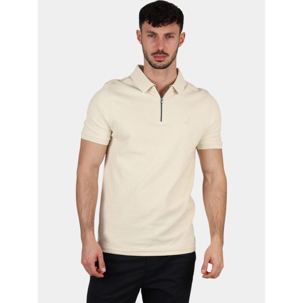 Koszulka polo męska Nautica Amalfi Slim Fit. Brązowe koszulki polo męskie Nautica, m, bez wzorów, sportowe, bez ramiączek. Za 339.00 zł.