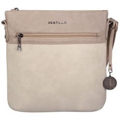 Justbag Beżowa / Kawowa Torebka Damska yf1708-773. Torebki do ręki damskie marki Justbag. W wyprzedaży za 155.00 zł.