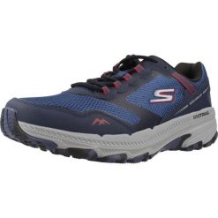 Buty SKECHERS GO RUN TRAIL 2.0 Niebieski. Niebieskie buty sportowe męskie Skechers, ze skóry, bez zapięcia. Za 329.99 zł.