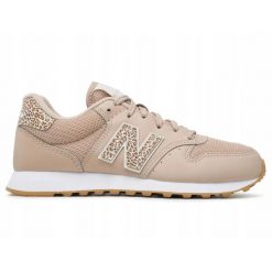 Buty na co dzień Damskie New Balance Sneakers 500. Brązowe obuwie sportowe damskie New Balance, bez wzorów, trekkingowe. Za 259.00 zł.
