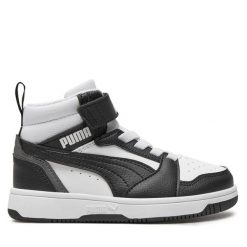 Sneakersy Puma. Białe trampki i tenisówki chłopięce Puma, bez wzorów, bez zapięcia. Za 169.99 zł.