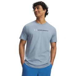 Under Armour Męska Koszulka T-Shirt Logo Wordmark 6016972. Białe t-shirty męskie Under Armour, m, bez wzorów, z bawełny, klasyczne, bez kołnierzyka. Za 147.60 zł.