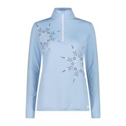 Golf damska turystyczne CMP 34L4246. Niebieskie bluzy sportowe damskie CMP, l, bez wzorów, bez kaptura, na golfa. Za 308.00 zł.