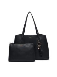 Guess Torebka HWBG97 35230 Czarny. Czarne torebki do ręki damskie Guess, z aplikacjami, ze skóry, bez dodatków. Za 634.99 zł.