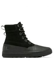 Sorel Trzewiki Cheyanne Metro II Boot 2048561010 Czarny. Czarne botki męskie Sorel, bez wzorów, ze skóry, bez zapięcia. Za 509.99 zł.