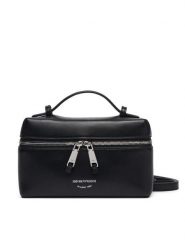 Emporio Armani Torebka EW004564 Czarny. Czarne torebki do ręki damskie Emporio Armani, bez wzorów, ze skóry, bez dodatków. Za 1,439.00 zł.