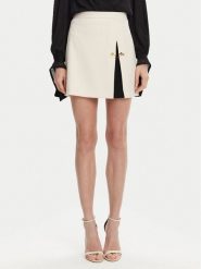 Elisabetta Franchi Spódnica mini GO-079-51E2 Écru Regular Fit. Spódnice damskie Elisabetta Franchi, bez wzorów, z syntetyku, mini. Za 739.99 zł.