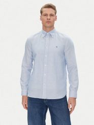 Tommy Hilfiger Koszula MW0MW40704 Błękitny Regular Fit. Niebieskie koszule męskie Tommy Hilfiger, m, bez wzorów, z bawełny, bez kołnierzyka, bez ramiączek. Za 269.99 zł.